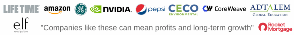 Companies like these can mean profits and long-term growth